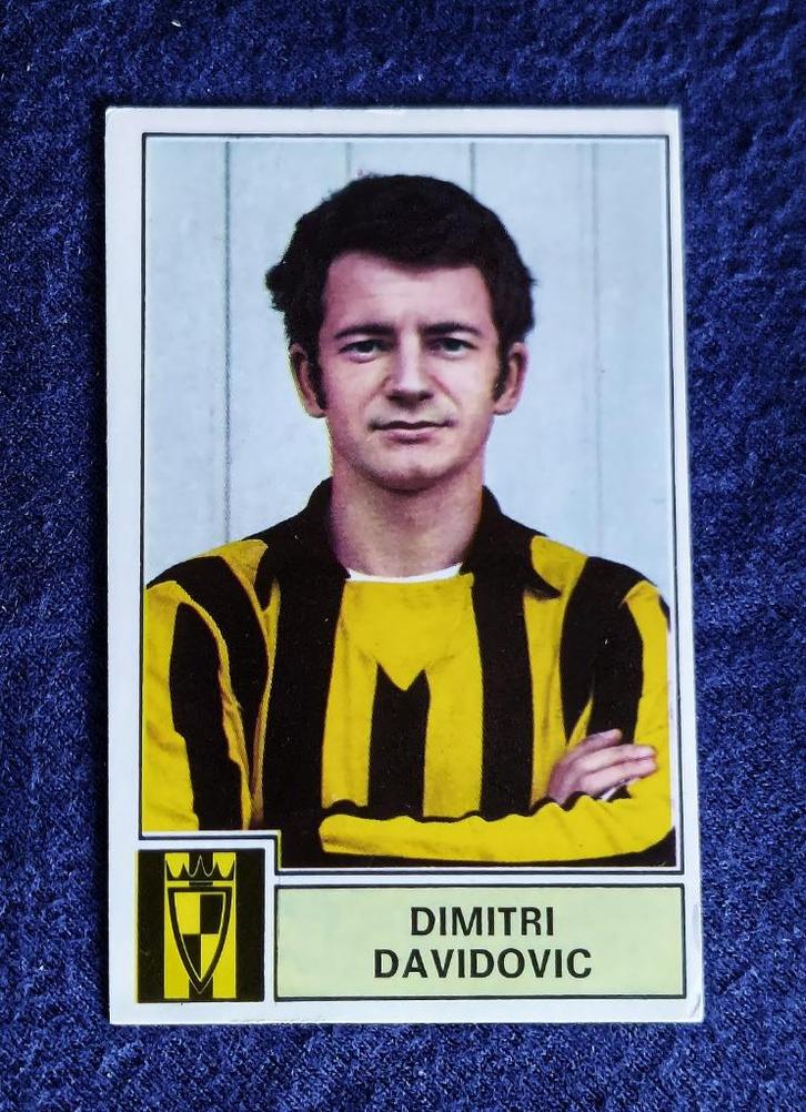 Panini sticker voetbal ' FB 1972 - D. Davidovic '  -nieuw-, Hobby en Vrije tijd, Stickers en Plaatjes, Nieuw, Sticker, Ophalen of Verzenden
