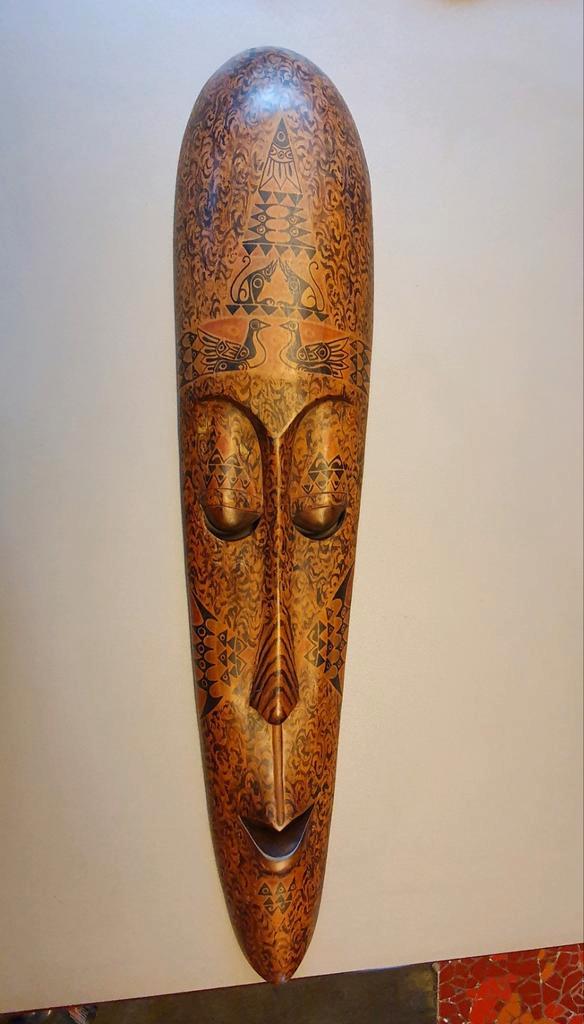 Oceanisch houten masker, Antiek en Kunst, Kunst | Beelden en Houtsnijwerken, Ophalen