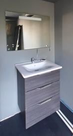 Ensemble lavabo meuble miroir mélangeur, Huis en Inrichting, Badkamer | Badkamermeubels, Ophalen, Zo goed als nieuw