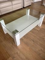 Salontafel met glazen blad, Huis en Inrichting, Ophalen, Zo goed als nieuw