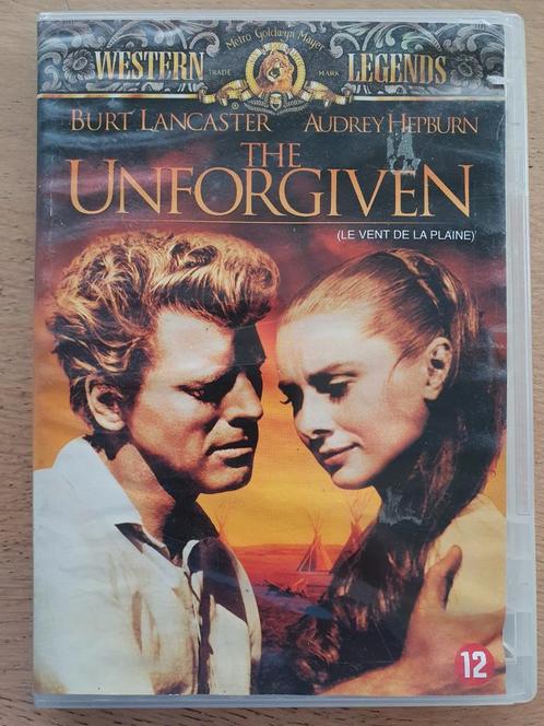 The Unforgiven (Western met B. Lancaster, A. Hepburn), Cd's en Dvd's, Dvd's | Actie, Gebruikt, Actiethriller, Vanaf 12 jaar, Ophalen of Verzenden