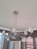 2  retro luchters voor boven eettafel(98cm breed) en zithoek, Enlèvement, Verre