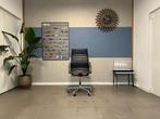 Vitra | Eames | EA119 | Zwart leder | 1x, Verzenden, Zwart, Bureaustoel