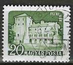 Hongarije 1960-1961 - Yvert 1336 - Kastelen (ST), Affranchi, Envoi