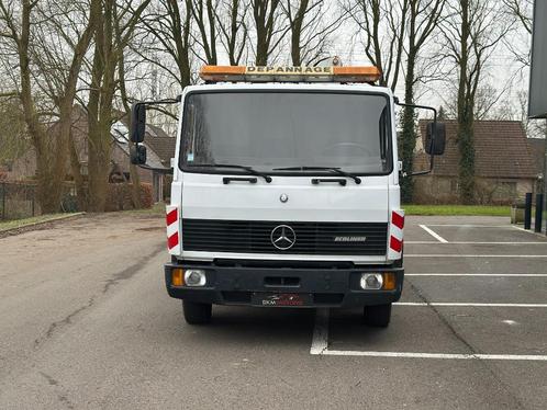 Mercedes 914 Takelwagen met kraan en schuifplateau 99259km!!, Auto's, Vrachtwagens, Bedrijf, Te koop, Mercedes-Benz, Diesel, 2 deurs