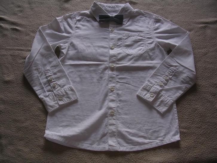 Jongenshemd met bijpassend giletje. Maat 122-128, Kinderen en Baby's, Kinderkleding | Maat 122, Zo goed als nieuw, Jongen, Ophalen of Verzenden