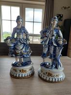 2 beeldje van delfd, Antiek en Kunst, Antiek | Porselein, Ophalen of Verzenden