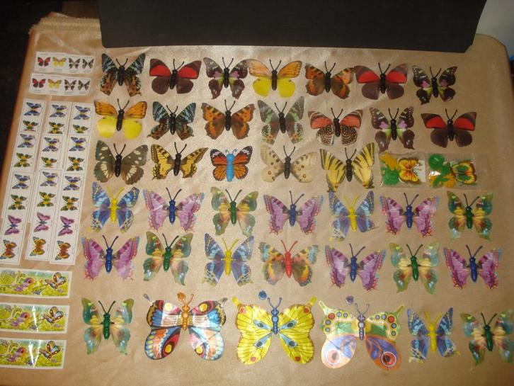 KINDER Lot de Séries de Papillons Divers 1990's - 2000's, Verzamelen, Verrassingseieren, Zo goed als nieuw, Overige typen, Ophalen of Verzenden