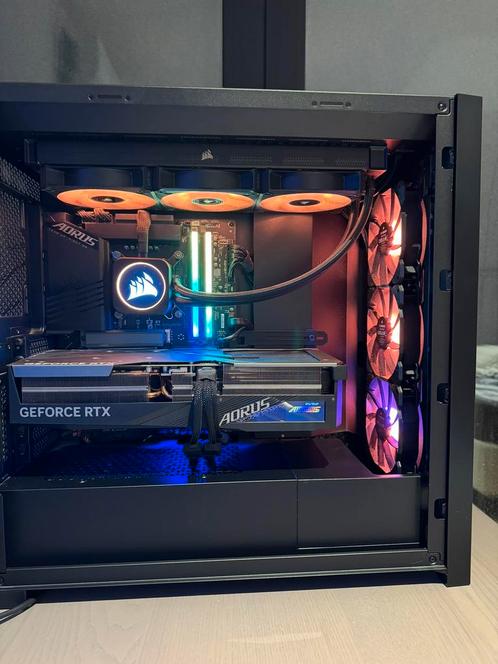 High-End Gaming Pc RTX 4080 İ9-13900K 64 GB, Computers en Software, Desktop Pc's, Zo goed als nieuw, 4 Ghz of meer, 64 GB of meer