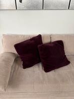 Essenza kussens bordeaux 45x45 cm, Ophalen of Verzenden, Zo goed als nieuw