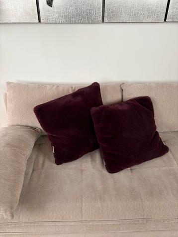 Essenza kussens bordeaux 45x45 cm beschikbaar voor biedingen