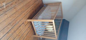 Lit cage à donner en parfait état, Matelas, 70 à 85 cm, Enlèvement, Utilisé
