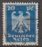 Duitse Rijk 1924 nr 358, Postzegels en Munten, Verzenden, Duitse Keizerrijk, Gestempeld