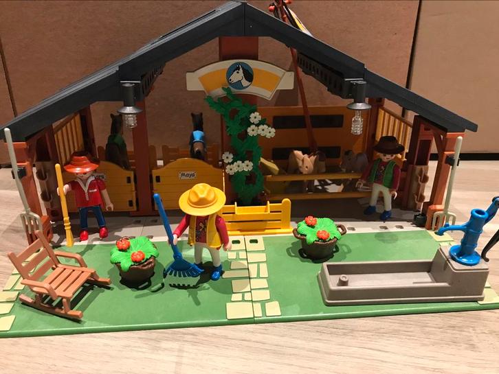 Playmobil ponyranch, Kinderen en Baby's, Speelgoed | Playmobil, Gebruikt, Ophalen