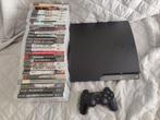 ps3 console met 25 games, Enlèvement ou Envoi, Avec 1 manette, Utilisé, Avec jeux