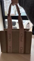 WOODY TOTE BAG IN LINEN CHLOÉ, Ophalen, Nieuw