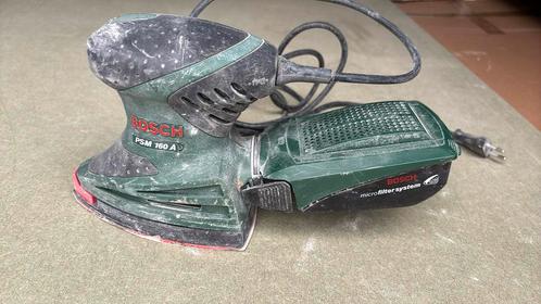 Schuurmachine Bosch PSM 160 A, Doe-het-zelf en Bouw, Gereedschap | Schuurmachines, Zo goed als nieuw, Ophalen