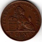 Belgique : 2 Centimes 1919 Néerlandais Morin 316 Ref 14996, Bronze, Enlèvement ou Envoi, Monnaie en vrac