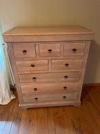 Massieve ladekast in eik – landelijke stijl - perfecte staat, Huis en Inrichting, Kasten | Ladekasten, Ophalen, 100 tot 150 cm