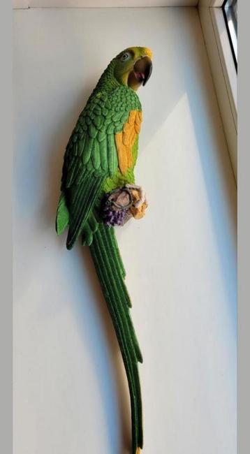 Wanddecoratie papegaai  beschikbaar voor biedingen