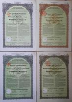 4 Verschillende 8% iger Gold-Pfandbriefe - 1926-1928, Ophalen of Verzenden, 1920 tot 1950, Aandeel