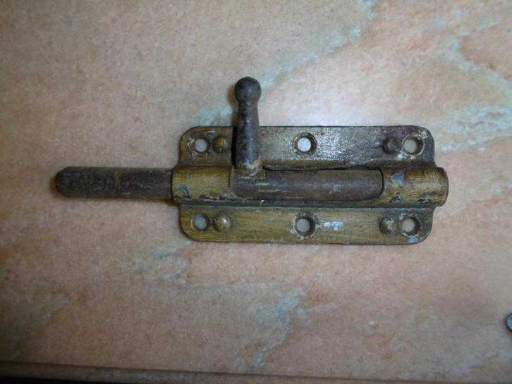 antiek, grote grendel schuiver, in perfecte staat, Antiek en Kunst, Antiek | Gereedschap en Instrumenten, Ophalen of Verzenden