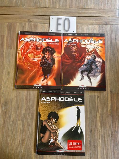 Lot de 3 bd asphodele tome 1 à 3 en eo, avec ex libris, Boeken, Stripverhalen, Gelezen, Ophalen of Verzenden