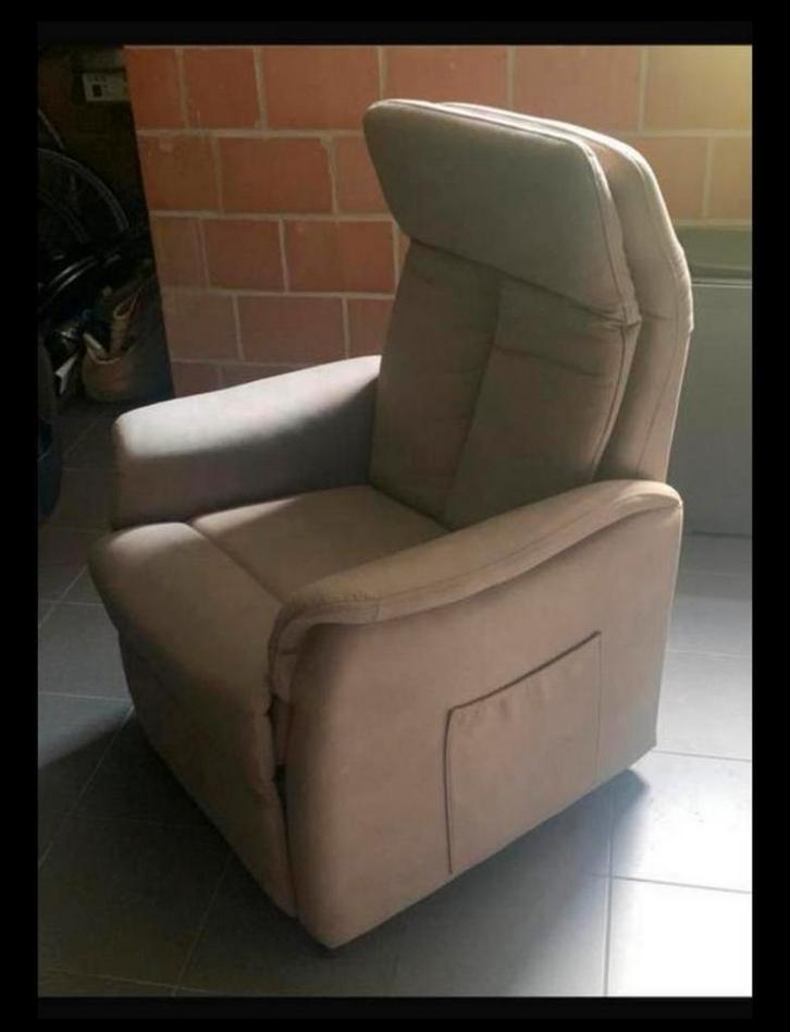 Elektrische relax, Huis en Inrichting, Zetels | Zetels, Zo goed als nieuw, Stof, Ophalen