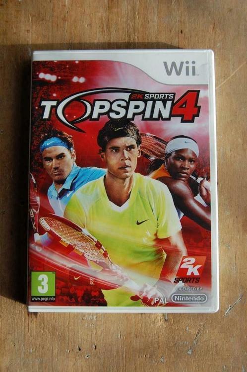 Wii Topspin 4, Consoles de jeu & Jeux vidéo, Jeux | Nintendo Wii, Comme neuf, Sport, À partir de 7 ans, Enlèvement