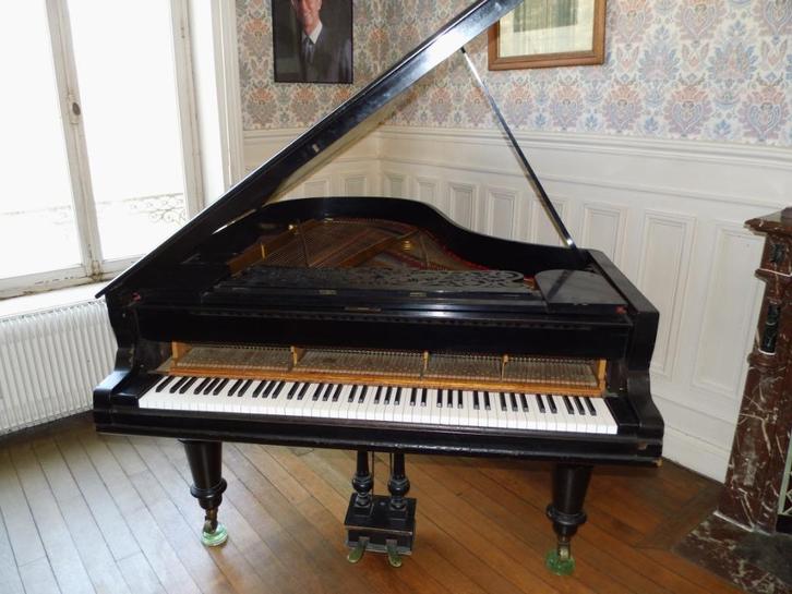 vleugelpiano Steinweg uit 1896, Muziek en Instrumenten, Piano's, Gebruikt, Vleugel, Zwart, Ophalen
