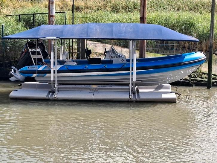 Osprey vipermax ,bijna  nieuwe mercury F250 pk xs pro motor, Sports nautiques & Bateaux, Canots pneumatiques, Comme neuf, Enlèvement