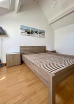 2 nachtkasten met dubbele lade excl. bed, Ophalen, Zo goed als nieuw