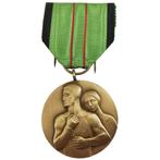 Belgique - Médaille de la résistance civile, Collections, Autres, Enlèvement ou Envoi, Ruban, Médaille ou Ailes