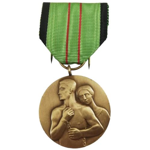 België - Burgerlijke Weerstandsmedaille, Verzamelen, Militaria | Tweede Wereldoorlog, Overige soorten, Lintje, Medaille of Wings