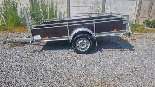 Enkel as aanhangwagen 750kg met papieren, Auto diversen, Aanhangers en Bagagewagens, Zo goed als nieuw, Ophalen