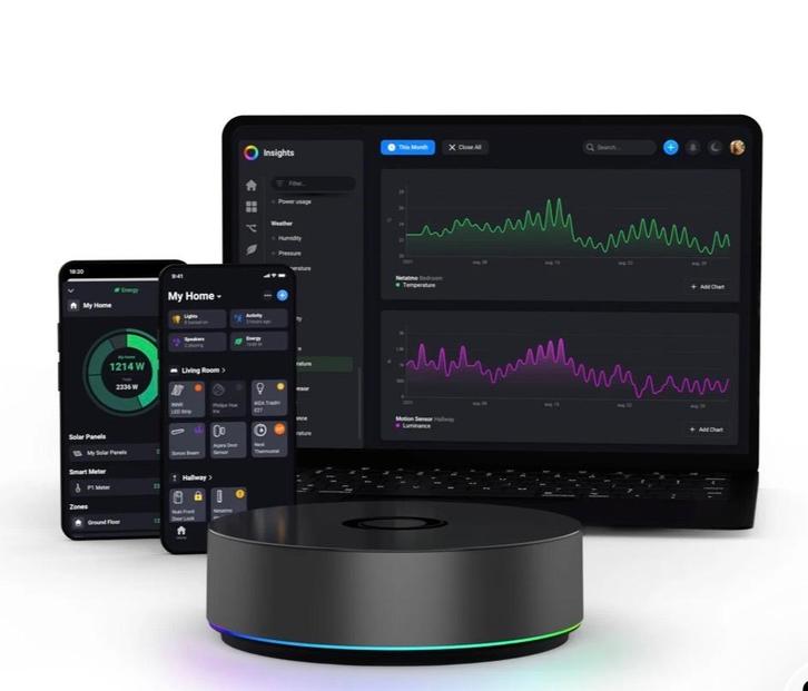 Homey pro perfecte staat all in, Computers en Software, Accesspoints, Zo goed als nieuw, Ophalen