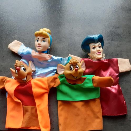 Assepoester handpoppen poppenkastpoppen Disney, Verzamelen, Poppen, Ophalen of Verzenden