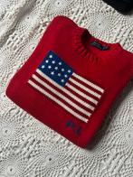 Ralph Lauren gebreide trui Vlag USA - Rood - L, Maat 52/54 (L), Ralph Lauren, Nieuw, Ophalen of Verzenden
