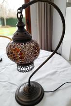 lampe de table avec mosaïque de verre, Antiquités & Art, Curiosités & Brocante, Enlèvement