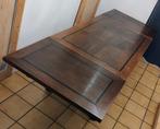 Uitschuifbare houten Jacobean tafel, Huis en Inrichting, Tafels | Salontafels, Ophalen, Gebruikt, Eikenhout, 200 cm of meer