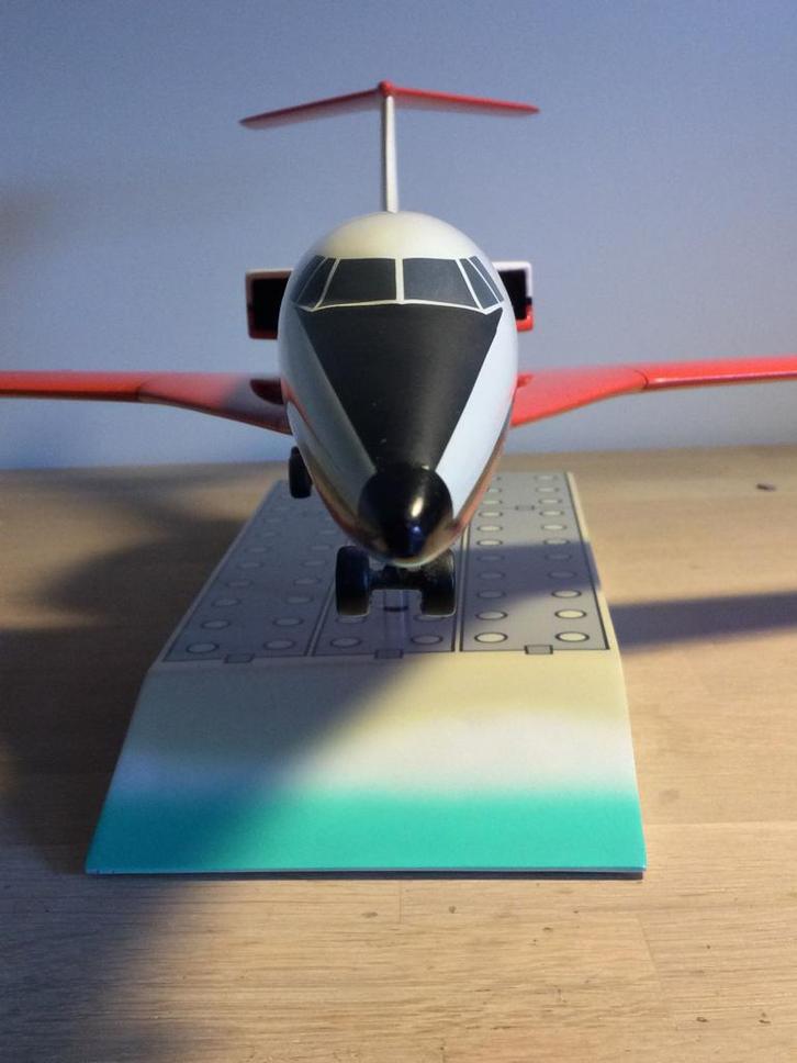 Tintin Le jet 160 de Carreidas, Verzamelen, Beelden en Beeldjes, Gebruikt, Overige typen, Ophalen of Verzenden