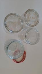 4 potten om te steriliseren ., Ophalen of Verzenden, Gebruikt, Glas, Pot, Bus of Blik