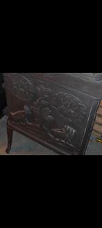 Poele Dovre noir zvec animaux , super etat, Comme neuf, Enlèvement, Bois, Autoportant