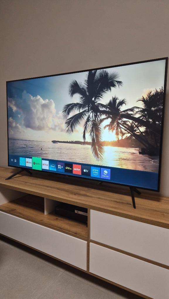 Smart tv samsung 55" 4k crystal UHD, Audio, Tv en Foto, Televisies, Zo goed als nieuw, LED, 40 tot 60 cm, 4k (UHD), Samsung, Smart TV