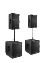 NIEUW COMPLETE PA SET 2X POWER DYNAMICS Y 215 +SUBS = 3700W, Audio, Tv en Foto, Luidsprekerboxen, Ophalen, Nieuw, Subwoofer