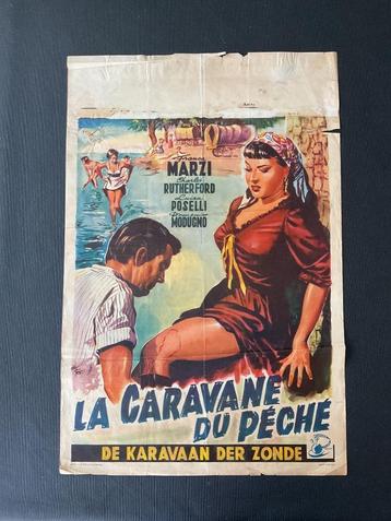Filmaffiche LA CARAVANE DU PECHE  1953 Franca Marzi beschikbaar voor biedingen