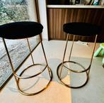 Set van 2 barkrukken, Huis en Inrichting, Barkrukken, Ophalen, Gebruikt, Met voetsteun, 60 tot 90 cm