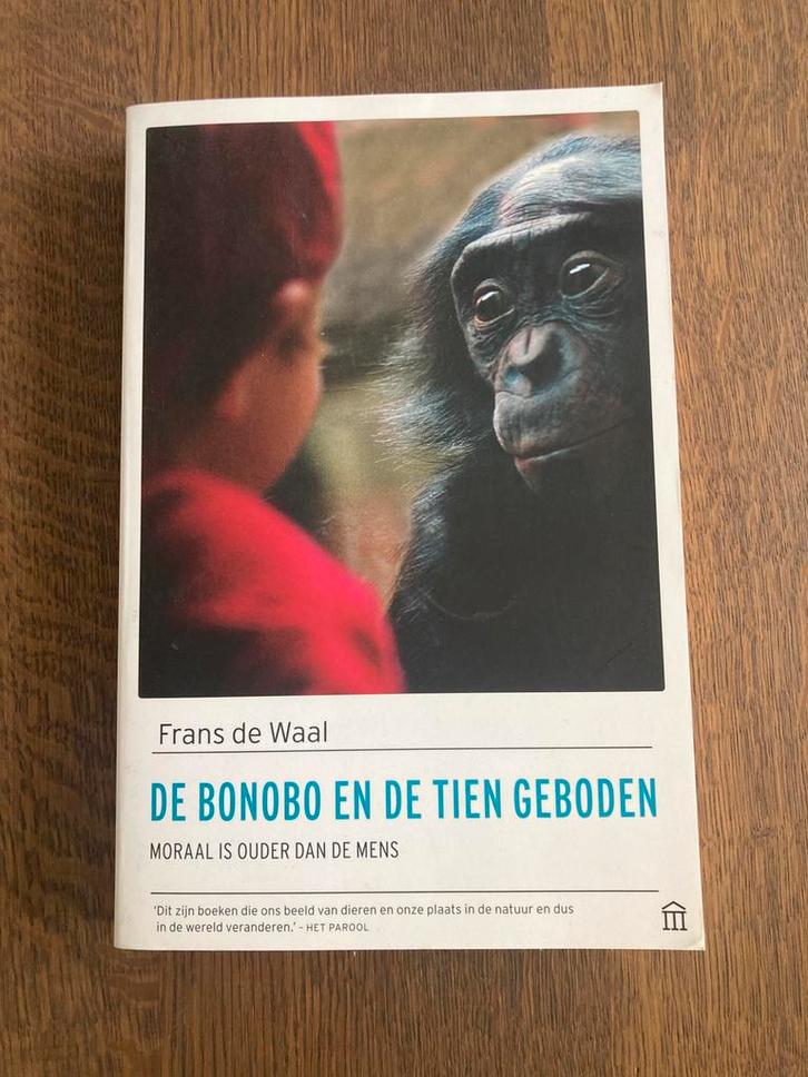 Frans de Waal - De bonobo en de tien geboden, Boeken, Overige Boeken, Zo goed als nieuw, Ophalen of Verzenden