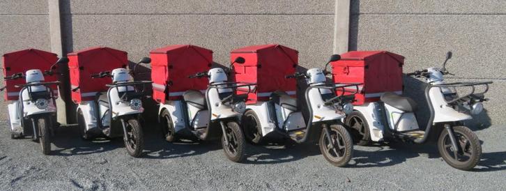 LOT PER 5 - Ligier Pulse3 - driewieler - electrische scooter, Fietsen en Brommers, Scooters | Overige merken, Gebruikt, Klasse B (45 km/u)