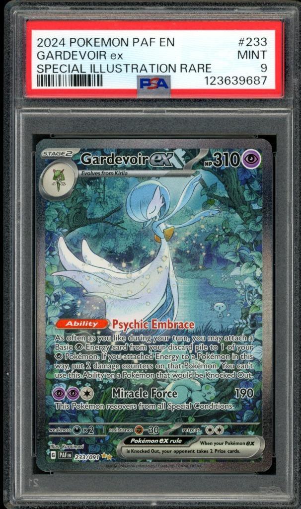 Gardevoir ex [SIR] PSA 9 - 233/91 - Paldean Fates 2024, Hobby en Vrije tijd, Verzamelkaartspellen | Pokémon, Zo goed als nieuw